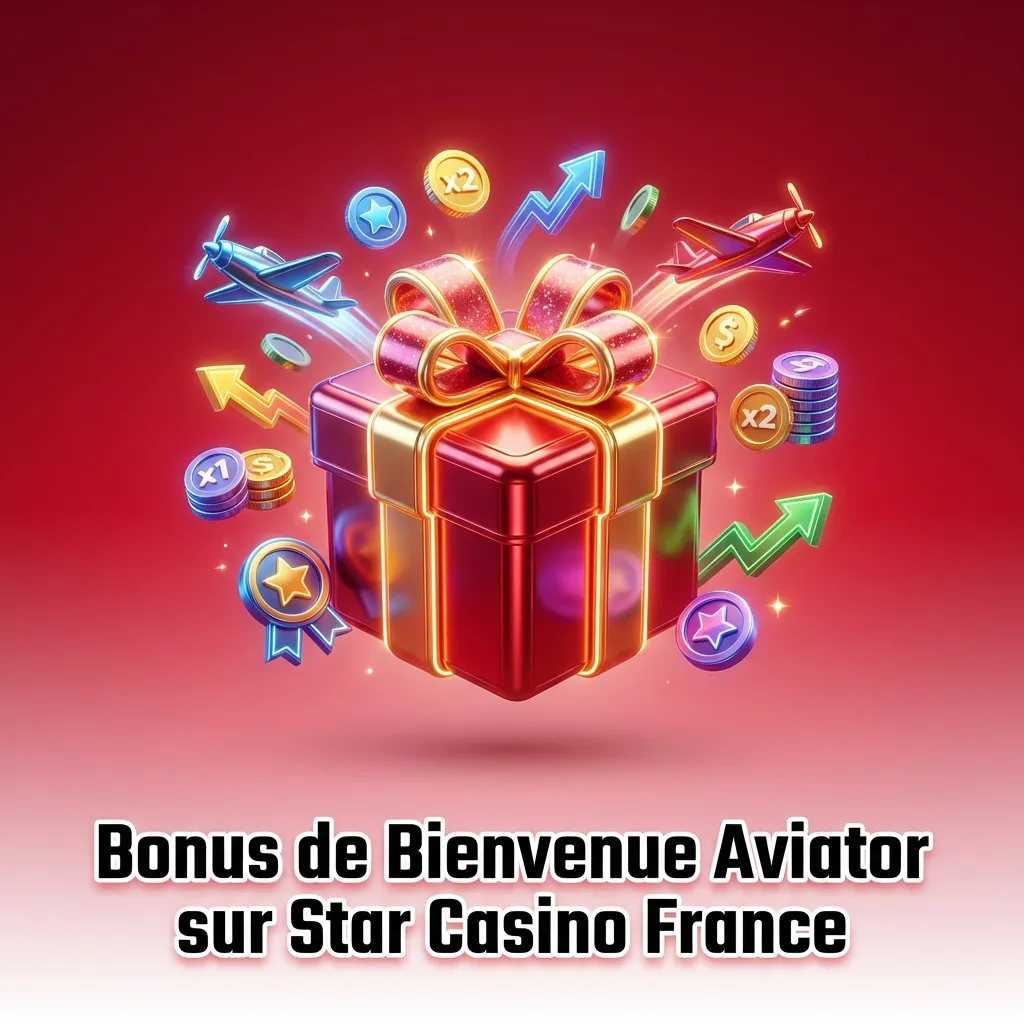 Star Casino welcome bonus for Aviator game showing deposit match offers and promotional terms for new players in France