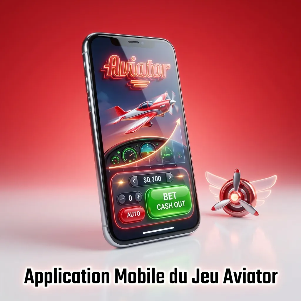 Application mobile Aviator sur smartphone avec interface tactile optimisée pour jouer en déplacement