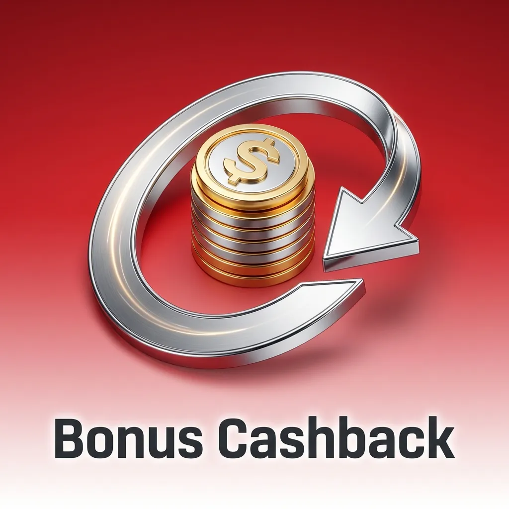 Casino cashback bonus illustration showing percentage of losses returned to players on Aviator game