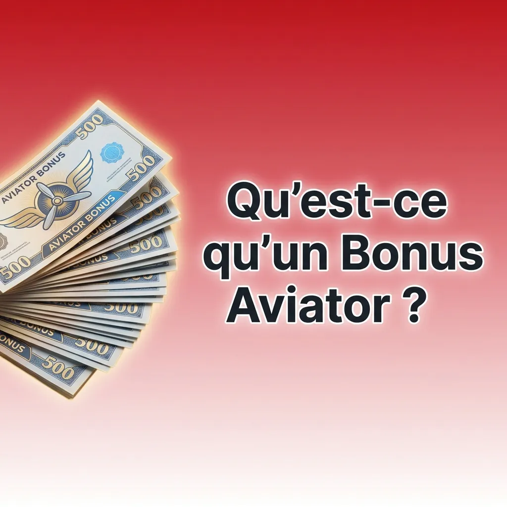 Casino bonus illustration showing welcome offers and rewards for Aviator game players